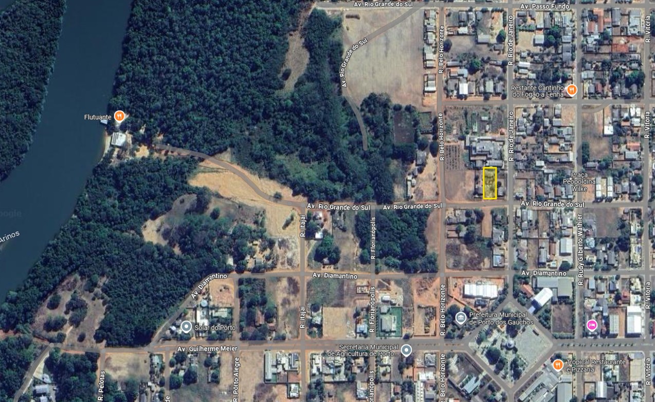 Terreno 525m² com Projeto Pronto no Centro de Porto dos Gaúchos